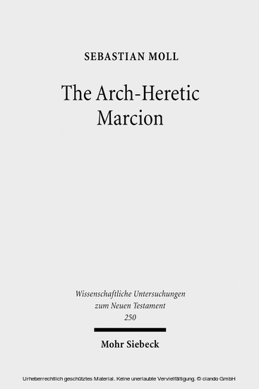 The Arch-Heretic Marcion main product photo