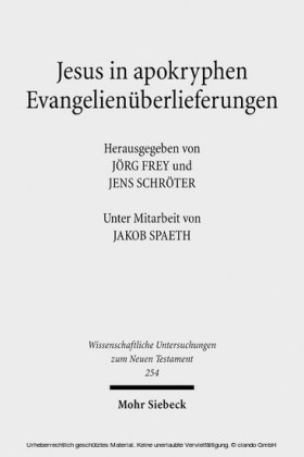 Jesus in apokryphen Evangelienüberlieferungen