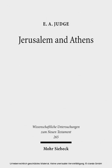 Jerusalem and Athens main product photo