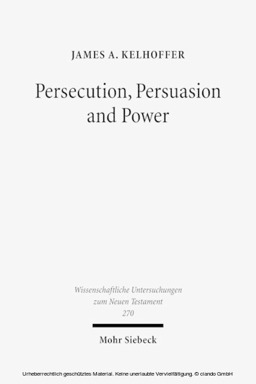 Persecution, Persuasion and Power main product photo