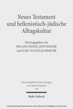 Neues Testament und hellenistisch-jüdische Alltagskultur