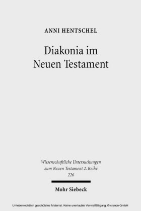 Diakonia im Neuen Testament