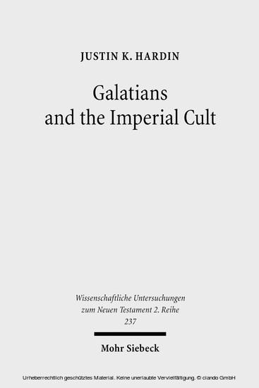 Galatians and the Imperial Cult main product photo