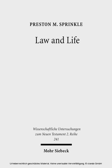Law and Life main product photo