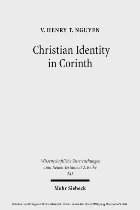 Christian Identity in Corinth