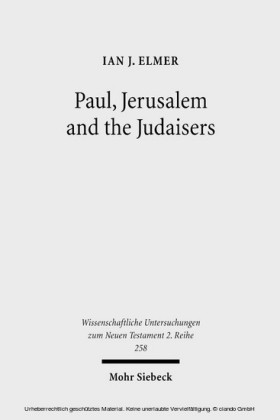 Paul, Jerusalem and the Judaisers