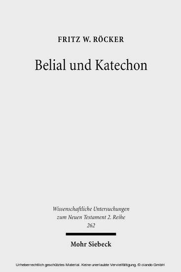 Belial und Katechon main product photo