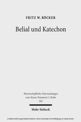 Belial und Katechon