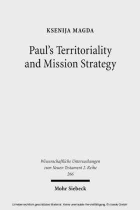 Paul's Territoriality and Mission Strategy