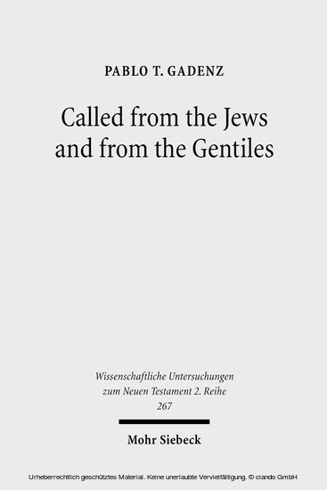 Called from the Jews and from the Gentiles main product photo