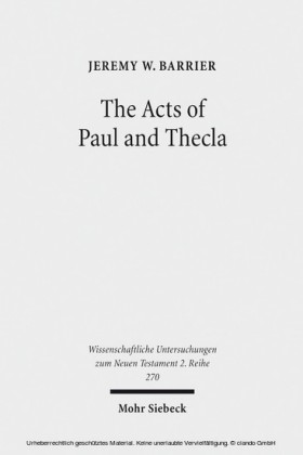 The Acts of Paul and Thecla