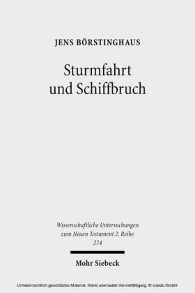 Sturmfahrt und Schiffbruch