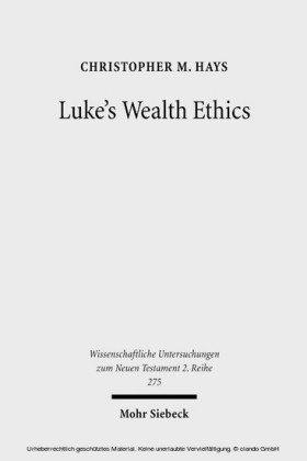 Luke's Wealth Ethics