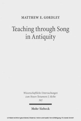 Teaching through Song in Antiquity