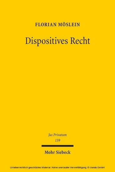 Dispositives Recht main product photo