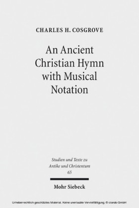 An Ancient Christian Hymn with Musical Notation