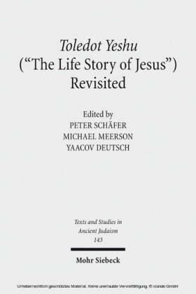 Toledot Yeshu ('The Life Story of Jesus') Revisited