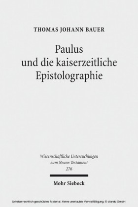 Paulus und die kaiserzeitliche Epistolographie