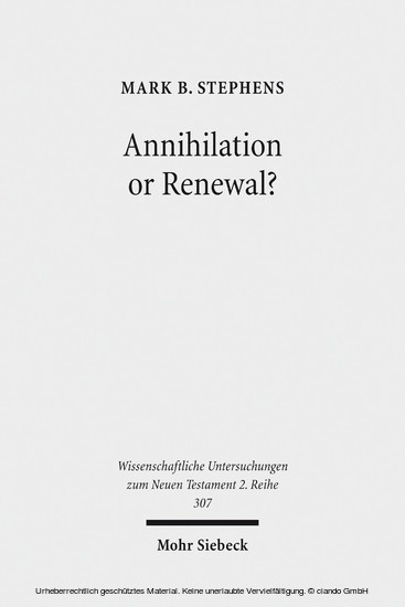 Annihilation or Renewal? main product photo