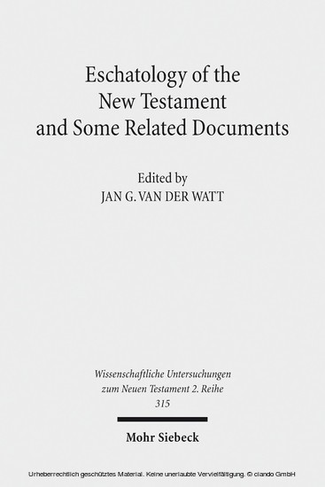 Eschatology of the New Testament and Some Related Documents main product photo
