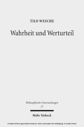 Wahrheit und Werturteil