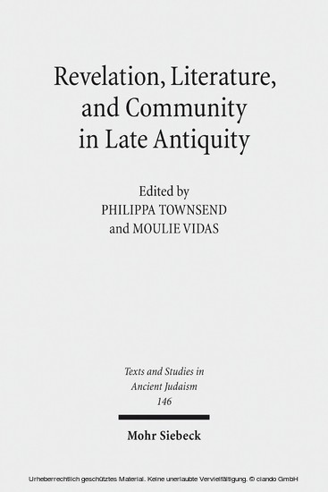 Revelation, Literature, and Community in Late Antiquity main product photo