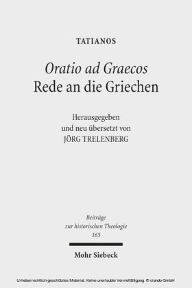 Oratio ad Graecos / Rede an die Griechen