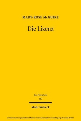 Die Lizenz