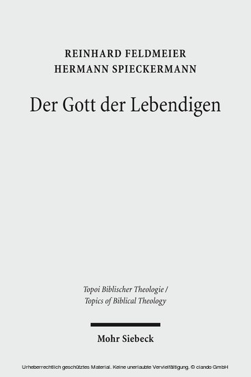 Der Gott der Lebendigen main product photo