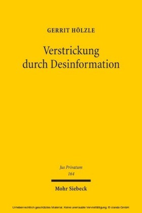 Verstrickung durch Desinformation