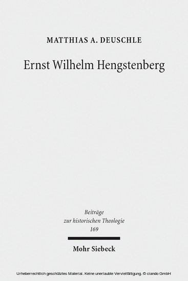 Ernst Wilhelm Hengstenberg main product photo