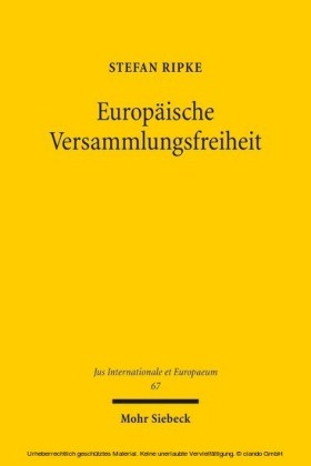 Europäische Versammlungsfreiheit