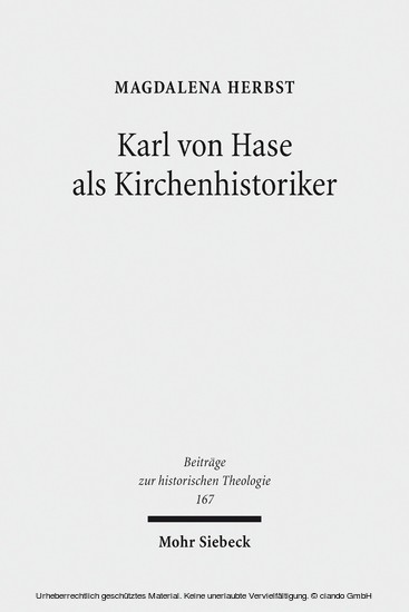 Karl von Hase als Kirchenhistoriker main product photo