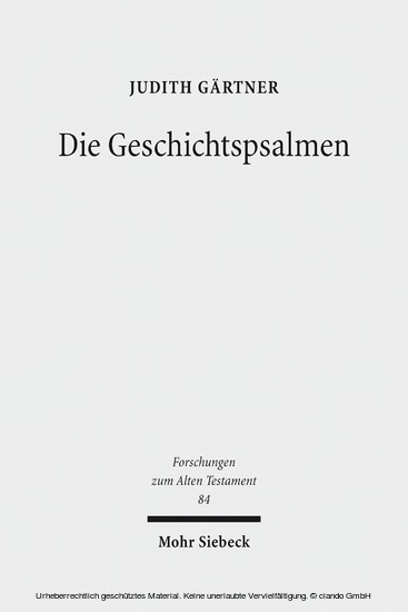 Die Geschichtspsalmen main product photo