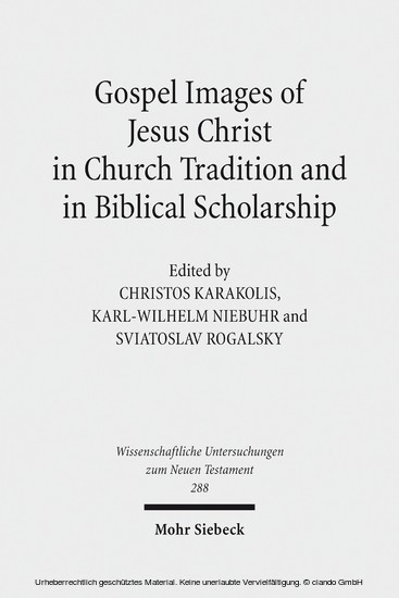 Gospel Images of Jesus Christ in Church Tradition and in Biblical Scholarship main product photo