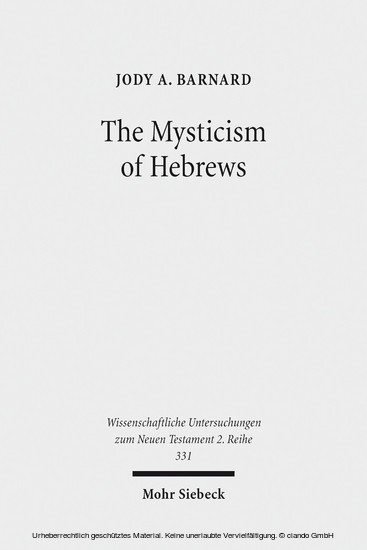 The Mysticism of Hebrews main product photo