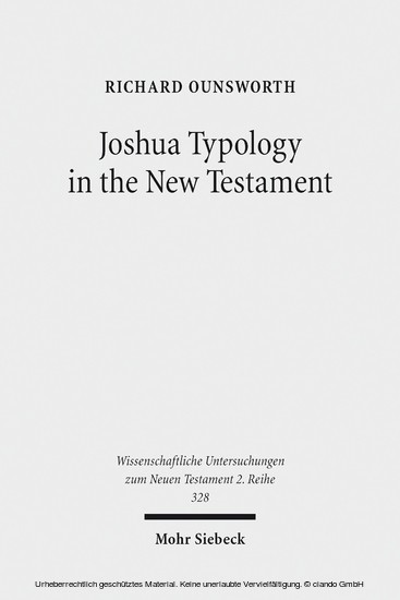 Joshua Typology in the New Testament main product photo