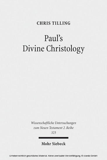 Paul's Divine Christology main product photo