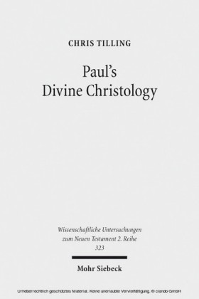 Paul's Divine Christology