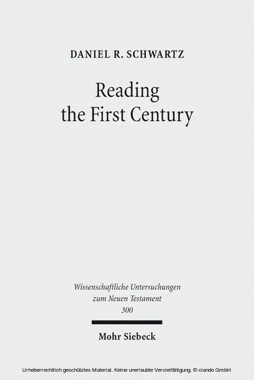 Reading the First Century main product photo