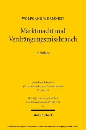 Marktmacht und Verdrängungsmissbrauch