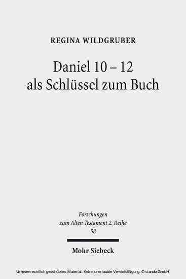 Daniel 10-12 als Schlüssel zum Buch main product photo