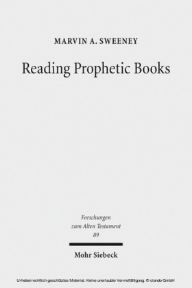 Reading Prophetic Books