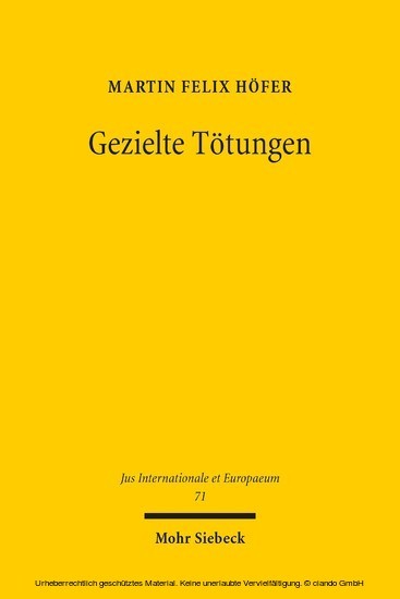 Gezielte Tötungen main product photo