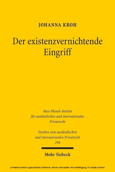 Der existenzvernichtende Eingriff main product photo