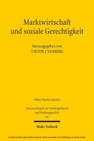 Marktwirtschaft und soziale Gerechtigkeit main product photo