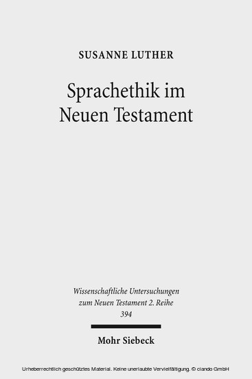 Sprachethik im Neuen Testament main product photo