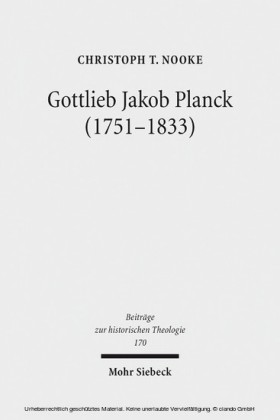 Gottlieb Jakob Planck (1751-1833)