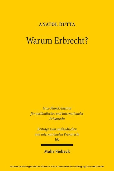 Warum Erbrecht? main product photo