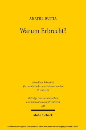 Warum Erbrecht?